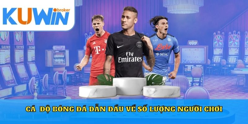 Cá  độ bóng đá dẫn đầu về số lượng người chơi